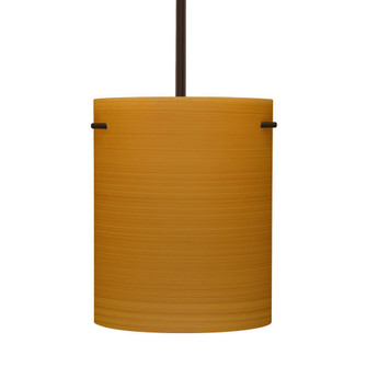 Besa Tamburo 8 Pendant Oak Bronze 1x11W LED, 15Ft. Cord (127|1TT-4006OK-LED-BR-L)