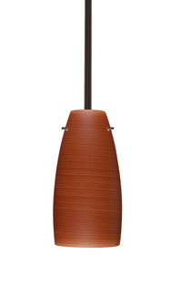 Besa Tao 10 LED Stem Pendant Cherry Bronze 1x9W LED, 15Ft. Cord (127|1TT-1512CH-LED-BR-L)
