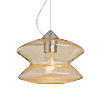 Besa, Zen Cable Pendant, Gold Bubble, Satin Nickel Finish, 1x60W Medium Base (127|1KX-ZENGD-SN)