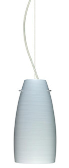 Besa Tao 10 Cable Pendant Chalk Satin Nickel 1x75W Medium Base, 15Ft. Cord (127|1KX-1512KR-SN-L)