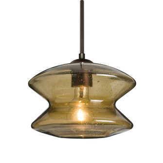 Besa, Zen Cord Pendant, Latte Bubble, Bronze Finish, 1x60W Medium Base, 15Ft. Cord (127|1JT-ZENLT-BR-L)