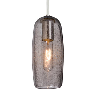Besa, Pinot 9 Cord Pendant, Smoke Bubble, Satin Nickel FInish 1x4W LED Filament, 15Ft. Cord (127|1JT-PINOT9SM-EDIL-SN-L)