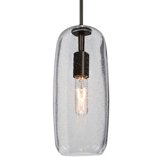 Besa, Pinot 13 Cord Pendant, Clear Bubble, Bronze FInish 1x4W LED Filament, 15Ft. Cord (127|1JT-PINOT13CL-EDIL-BR-L)