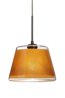 Besa Pendant Pica 9 Bronze Gold Sand 1x75W Medium Base, 15Ft. Cord (127|1JT-PIC9GD-BR-L)