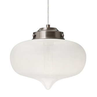 Besa Mira Pendant Satin Nickel Frost 1x60W T10, 15Ft. Cord (127|1JT-MIRAFR-SN-L)