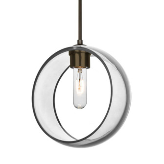 Besa Mana Pendant, Clear, Bronze Finish, 1x60W Medium Base, 15Ft. Cord (127|1JT-MANACL-BR-NI-L)