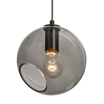 Besa, Maestro 8 Cord Pendant for Multiport Canopy, Smoke, Bronze Finish, 1x60W Medium (127|1JT-MAESTRO8SM-BR-L)