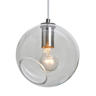 Besa, Maestro 8 Cord Pendant, Clear, Satin Nickel Finish, 1x60W Medium base, 15Ft Option (127|1JT-MAESTRO8CL-SN-L)