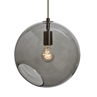 Besa, Maestro 12 Cord Pendant for Multiport Canopy, Smoke, Bronze Finish, 1x60W Mediu (127|1JT-MAESTRO12SM-BR-L)