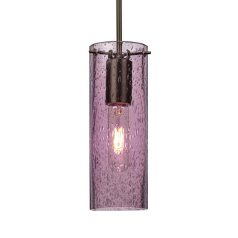 Besa, Juni 10 Cord Pendant, Plum Bubble, Bronze, 1x60W Medium Base, 15Ft. Cord (127|1JT-JUNI10PL-BR-L)