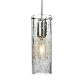 Besa, Juni 10 Cord Pendant, Clear Bubble, Satin Nickel, 1x60W Medium Base, 15Ft. Cord (127|1JT-JUNI10CL-SN-L)