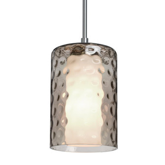 Besa, Esa Cord Pendant, Smoke, Satin Nickel Finish, 1x5W LED, 15Ft. Cord (127|1JT-ESASM-LED-SN-L)