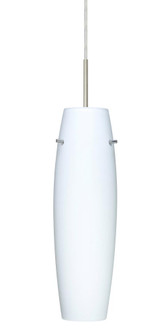 Besa Pendant Suzi 14 Satin Nickel Opal Matte 1x100W Medium Base, 15Ft. Cord (127|1JT-489707-SN-L)