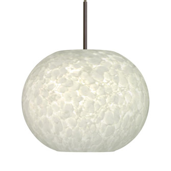 Besa Luna LED Pendant Carrera Bronze 1x9W LED, 15Ft. Cord (127|1JT-477619-LED-BR-L)