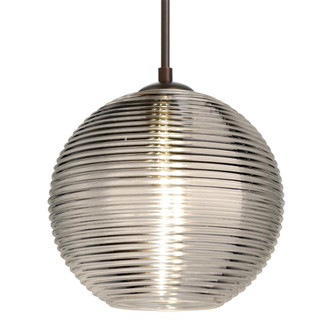 Besa Kristall 8 Pendant Bronze Smoke 1x75W Medium Base, 15Ft. Cord (127|1JT-461602-BR-L)