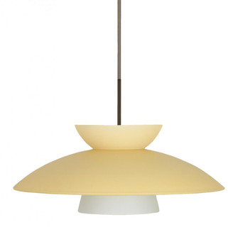 Besa Trilo 15 Pendant Bronze Champagne 1x75W Medium Base, 15Ft. Cord (127|1JT-451397-BR-L)