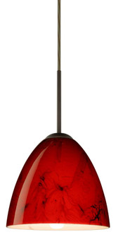 Besa Vila LED Pendant Magma Bronze 1x9W LED, 15Ft. Cord (127|1JT-4470MA-LED-BR-L)