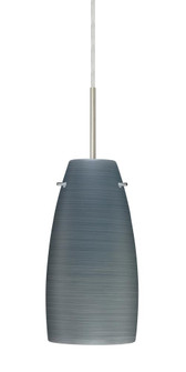 Besa Tao 10 LED Pendant Titan Satin Nickel 1x9W LED, 15Ft. Cord (127|1JT-1512TN-LED-SN-L)