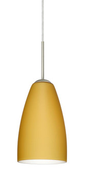 Besa Riva 9 LED Pendant Vanilla Matte Satin Nickel 1x9W LED, 15Ft. Cord (127|1JT-1511VM-LED-SN-L)
