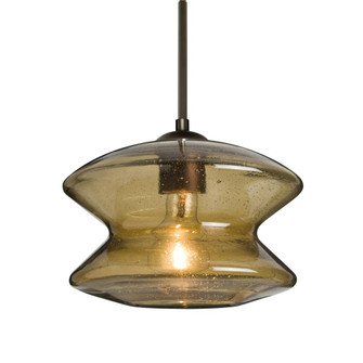 Besa, Zen Cord Pendant, Latte Bubble, Bronze Finish, 1x60W Medium Base, 15Ft. Cord (127|1JC-ZENLT-BR-L)