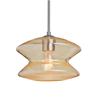 Besa, Zen Cord Pendant, Gold Bubble, Satin Nickel Finish, 1x60W Medium Base, 15Ft. Co (127|1JC-ZENGD-SN-L)