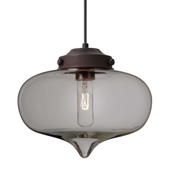 Besa Mira Pendant Bronze Smoke 1x60W T10, 15Ft. Cord (127|1JC-MIRASM-BR-L)