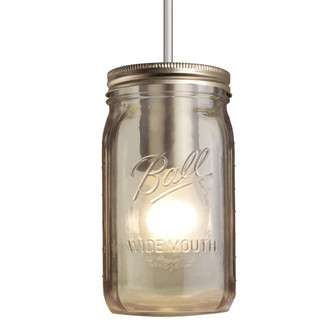 Besa Pendant Milo 4 Satin Nickel Smoke 1x40W Medium Base A15 , 15Ft. Cord (127|1JC-MILO4SM-SN-L)