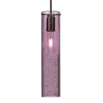 Besa, Juni 16 Cord Pendant, Plum Bubble, Bronze, 1x60W Medium Base, 15Ft. Cord (127|1JC-JUNI16PL-BR-L)