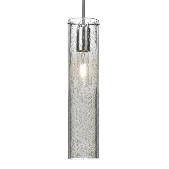 Besa, Juni 16 Cord Pendant, Clear Bubble, Satin Nickel, 1x60W Medium Base, 15Ft. Cord (127|1JC-JUNI16CL-SN-L)