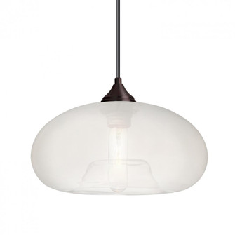 Besa Pendant Bana Bronze Frost 1x60W Medium Base, 15Ft. Cord (127|1JC-BANAFR-BR-L)