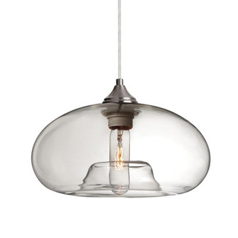 Besa Pendant Bana Satin Nickel Clear 1x60W Medium Base, 15Ft. Cord (127|1JC-BANACL-SN-L)