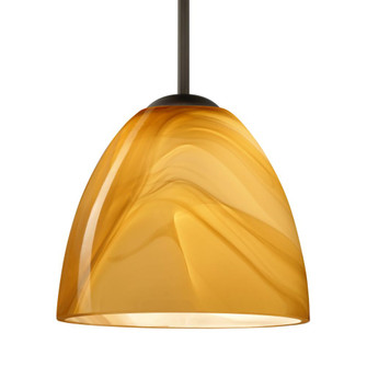 Besa Sasha Pendant Bronze Honey 1x50W B10 Med, 15Ft. Cord (127|1BT-7572HN-MED-BR-L)