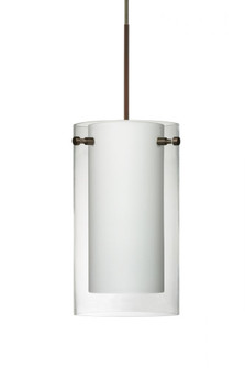 Besa Pendant Pahu 4 Bronze Clear/Opal 1x5W LED (127|XP-C44007-LED-BR)