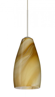 Besa Pendant Karli Satin Nickel Honey 1x5W LED (127|XP-7198HN-LED-SN)