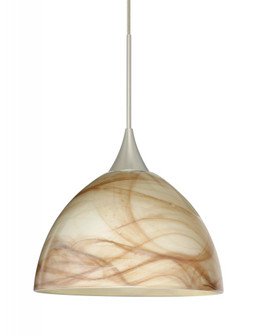 Besa Pendant Brella Satin Nickel Mocha 1x5W LED (127|XP-467983-LED-SN)