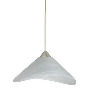 Besa Pendant Hoppi Satin Nickel Marble 1x3W LED (127|XP-191352-LED-SN)