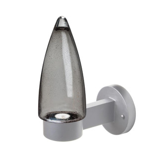 Sulu Outdoor Sconce, Smoke Bubble, Silver Finish, 1x4W LED (127|SULUSM-WALL-LED-SL)