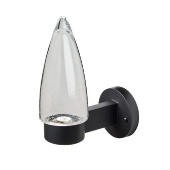 Sulu Outdoor Sconce, Clear Bubble, Black Finish, 1x4W LED (127|SULUCL-WALL-LED-BK)