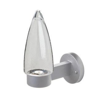 Sulu Outdoor Sconce, Clear Bubble, Silver Finish, 1x4W LED (127|SULUCL-WALL-LED-SL)