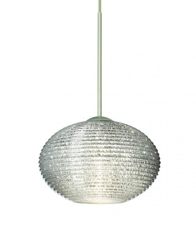 Besa Pendant Lasso Satin Nickel Glitter 1x5W LED (127|RXP-5612GL-LED-SN)