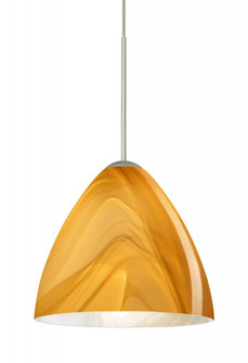 Besa Pendant Mia Satin Nickel Honey 1x5W LED (127|RXP-1779HN-LED-SN)