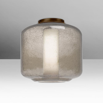 Besa Niles 10 Ceiling, Smoke Bubble/Opal, Bronze Finish, 1x5W LED (127|NILES10SOC-LED-BR)