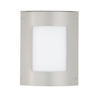 Besa Outdoor Moto 13 Square Silver White Acrylic 2x60W E12 (127|MOTO13SQ-WA-SL)