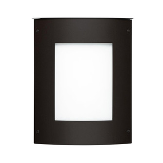 Besa Outdoor Moto 13 Square Black White Acrylic 2x5W LED (127|MOTO13SQ-WA-LED-BK)
