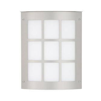 Besa Outdoor Moto 13 Grid Silver White Acrylic 2x5W LED (127|MOTO13GR-WA-LED-SL)