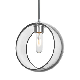 Besa Mana Pendant, Clear, Satin Nickel Finish, 1x60W Medium Base (127|1JC-MANACL-SN-NI)