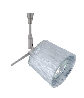 Besa Spotlight With 12'' Stem Nico 3 Satin Nickel Stone Silver Foil 1x50W Bipin MR16 (127|SP-5145SF-12-SN)