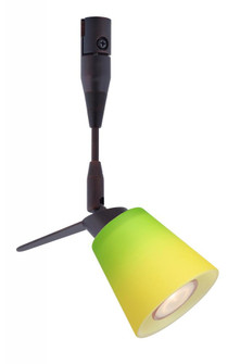 Besa Spotlight With 12'' Stem Canto 3 Bronze Bicolor Green/Yellow 1x35W Bipin MR11 (127|RSP-5042GY-12-BR)