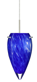 Besa Juli Pendant Satin Nickel Blue Cloud 1x100W Medium Base (127|1JC-412586-SN)