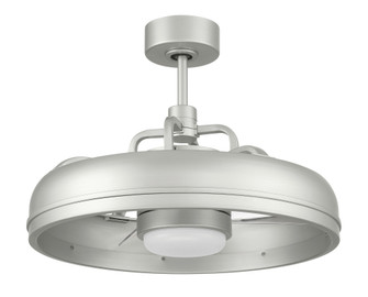 Taylor 20'' 3-Blade Indoor/Outdoor (Damp) Ceiling Fan in Painted Nickel w/ Clear Acrylic Blades; (20|TYL24PN3)